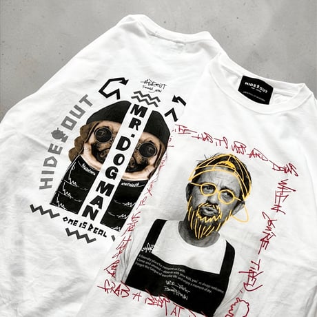 「MR.DOGMAN2026ss【分裂】」 BIG LONG SLEEVE T-SHIRTS / WHITE/S/M/L