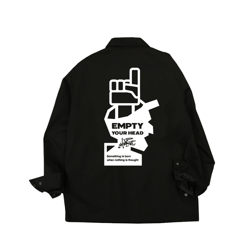 COACH JACKET 2025SS / BLACK / M / L / XL | HIDE COACH JACKET 2025SS / BLACK / M / L / XL | HIDE