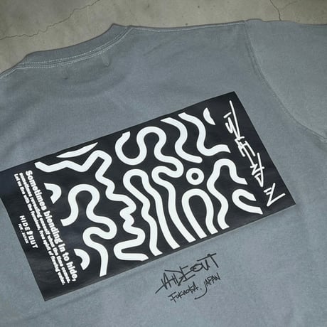 【受注生産】「BLEND IN」SUPER HEAVY WIDE T-SHIRTS /STONE GREEN/M/L