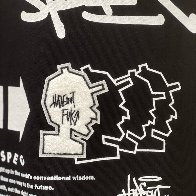 サガラ刺繍2026ss HEAVY ONZ SWEAT/OFF WHITE/M/L/XL |