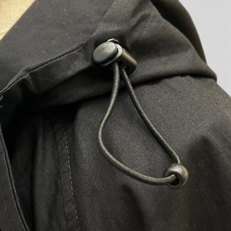 HIGH DENSTIY COTTON ANORAK PARKA /BLACK/S/M/L