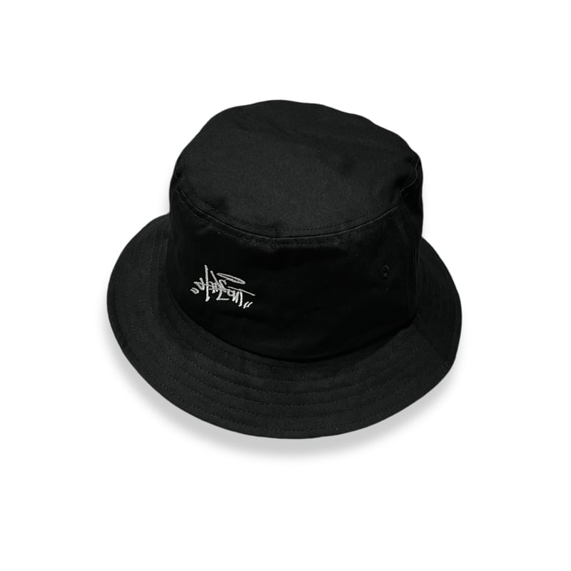 [美品]NEIGHBORHOOD FUTURA BACKET HAT 黒ブラック NEIGHBORHOOD（ネイバーフッド） x Futura Laboratories フューチュラ