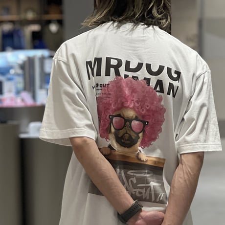 「MR.DOGMAN2026ss【アフロドッグ】」 HIGH GRADE T-SHIRTS / WHITE/M/L/XL