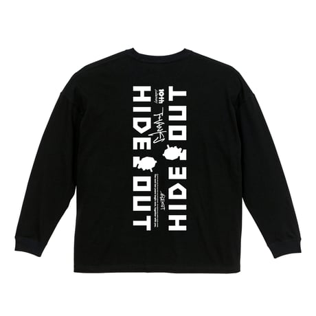【10周年記念デザイン - LOGO】-限定-マグ×ロンTセット BIG LONG SLEEVE T-SHIRTS / BLACK/S/M/L