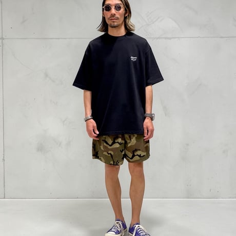 「BLEND IN」SUPER HEAVY WIDE T-SHIRTS /BLACK/M/L