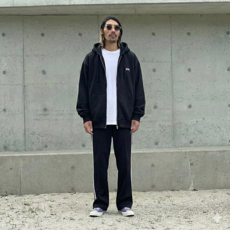 「RHYTHM」 SUPER HEAVY SWEAT HODDIE ZIP UP / BLACK/M/L/XL