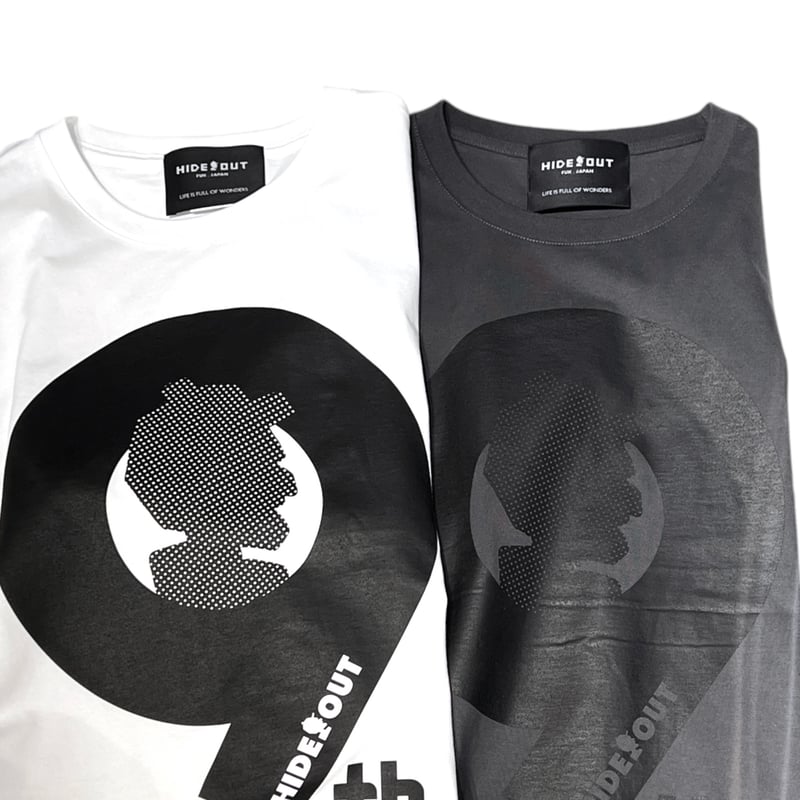 9th】(ボックスシルエットTシャツ) /WHITE/M/L/XL | HIDEOUT (ﾊ