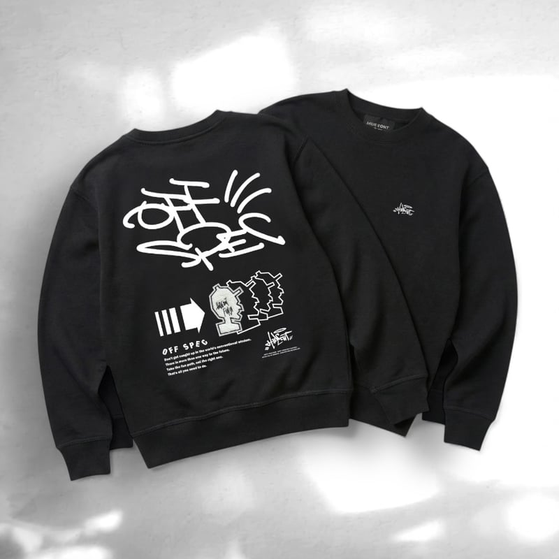 予約販売】サガラ刺繍2026ss HEAVY ONZ SWEAT/BLACK/M/L/XL