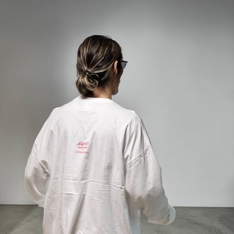 「REAL BOMBERMAN」 BIG LONG SLEEVE T-SHIRTS / WHITE/S/M/L