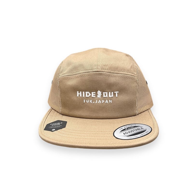 COTTON TWILL MESH JET CAP / beige / free | HIDE