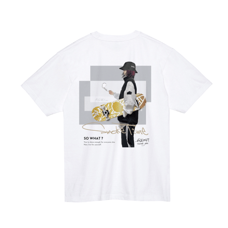 【限定受注デザイン】「SMOKE-mikiko」HIGH GRADE T-SHIRTS /BLACK/M/L/XL