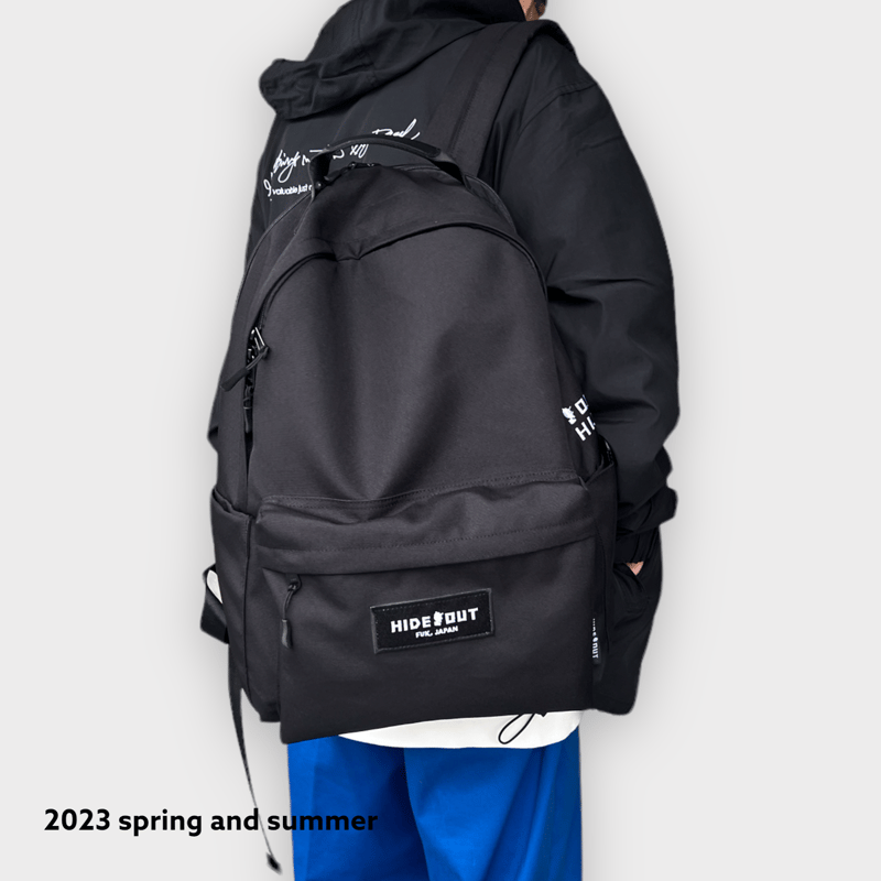 CORDURA BAG PACK - FRONT BOX WAPPEN ver. BLACK