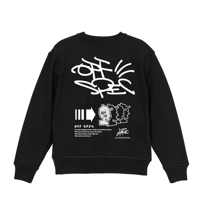 予約販売】サガラ刺繍2026ss HEAVY ONZ SWEAT/BLACK/M/L/XL