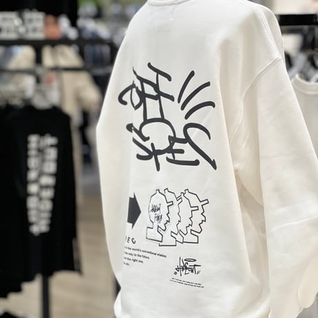 サガラ刺繍2026 HEAVY ONZ SWEAT/OFF WHITE/M/L/XL