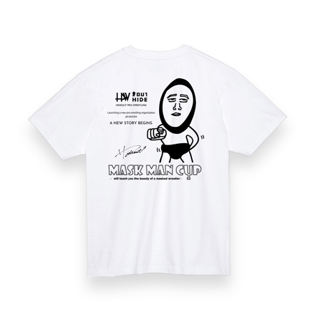 「HPW-mammoth TANIGUCHI 次はお前だ」HIGH GRADE T-SHIRTS / WHITE/M/L/XL