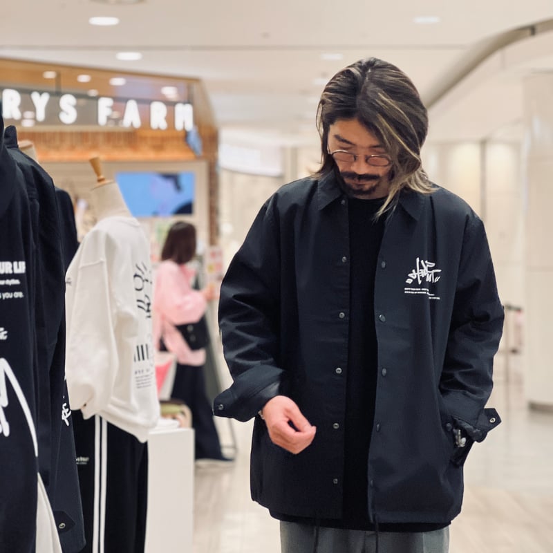k*2様 COACH フルジップパーカー シグネーチャ ロゴ X-LARGE COACH JACKET 2026 spring / BLACK / M / L / XL |