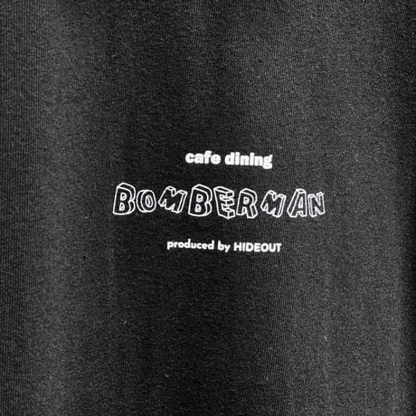 LONG SLEEVE T-SHIRTS「cafe dining BOMBERMAN-2023」WHITE/M/L/XL