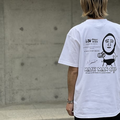 「HPW-mammoth TANIGUCHI 次はお前だ」HIGH GRADE T-SHIRTS / WHITE/M/L/XL