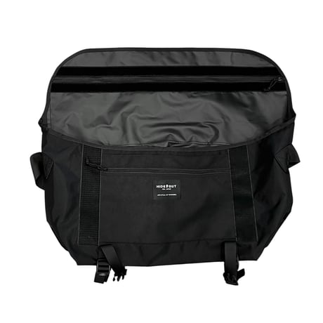 「h-logo」MESSENGER BAG / BLACK / ONE SIZE