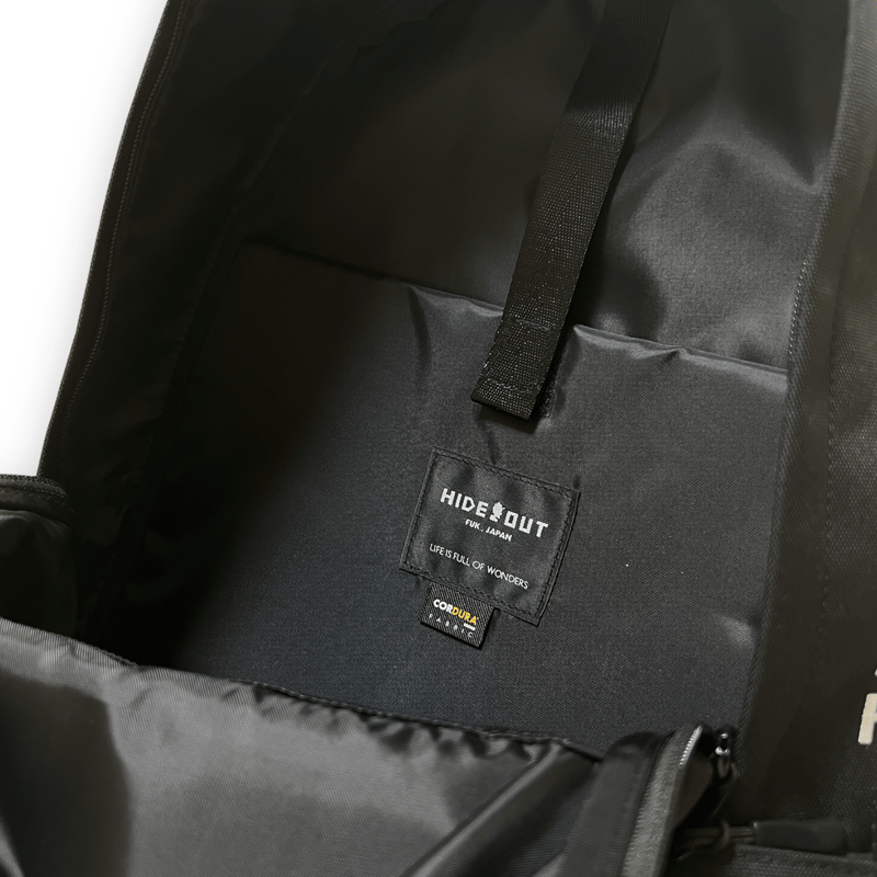CORDURA BAG PACK - FRONT LOGO刺繍ver. BLACK / ONE CORDURA BAG PACK - FRONT LOGO刺繍ver. BLACK / ONE