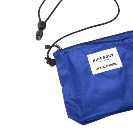 Ripstop Nylon Shoulder Bag / MINT/BLUE/BLACK