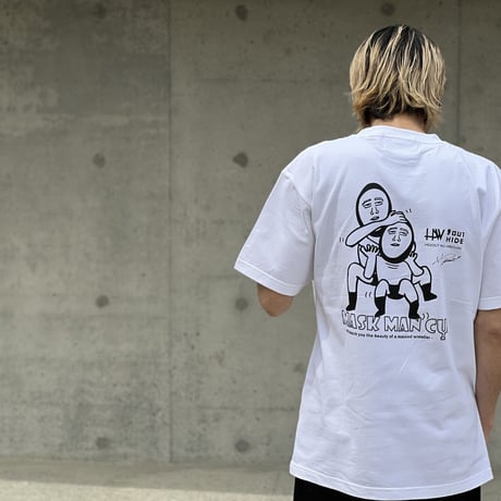 「HPW-mammoth TANIGUCHI スリーパーホールド」HIGH GRADE T-SHIRTS / WHITE/M/L/XL