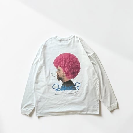「AFRO OYAJI」 BIG LONG SLEEVE T-SHIRTS / BLACK/S/M/L