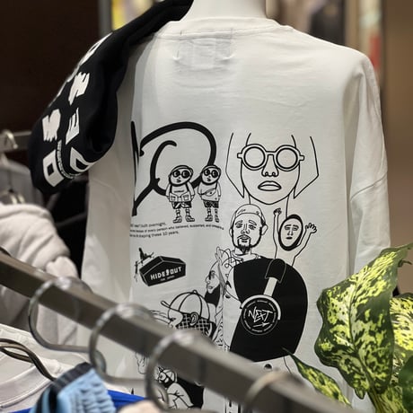【10周年記念デザイン - LOGO】-限定-マグ×ロンTセット BIG LONG SLEEVE T-SHIRTS / BLACK/S/M/L