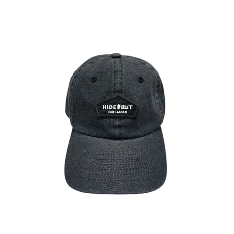 LOGO WAPPEN BASEBALL CAP / DENIM BLACK
