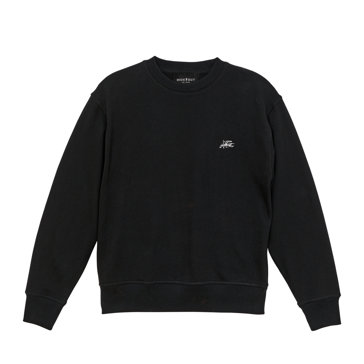 サガラ刺繍2026ss HEAVY ONZ SWEAT/BLACK/M/L/XL | HIDE