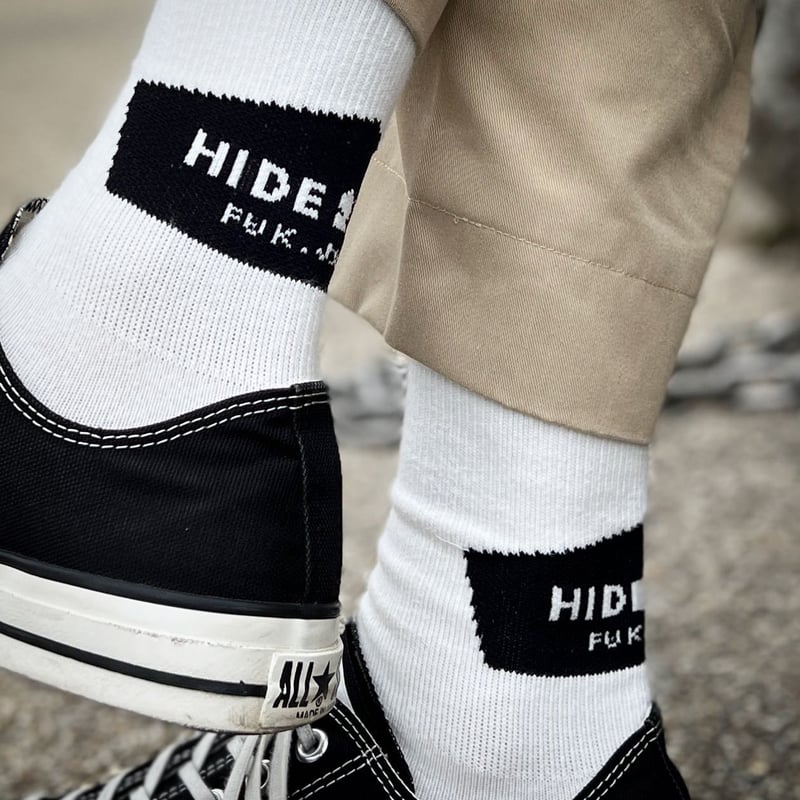 ORIGINAL SOCKS 「IE-LOGO」/ white / unisex | HIDE...