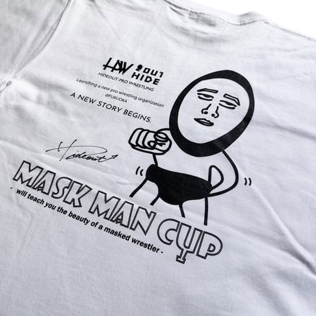 「HPW-mammoth TANIGUCHI 次はお前だ」HIGH GRADE T-SHIRTS / WHITE/M/L/XL