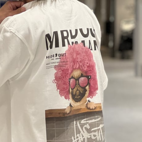 「MR.DOGMAN2026ss【アフロドッグ】」 HIGH GRADE T-SHIRTS / WHITE/M/L/XL