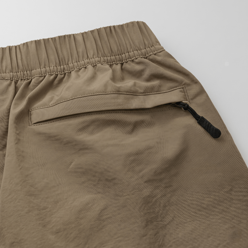 NYLON EASY SHORTS / M / L / XL / SAND KHAKI | H
