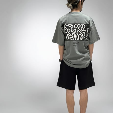 【受注生産】「BLEND IN」SUPER HEAVY WIDE T-SHIRTS /STONE GREEN/M/L