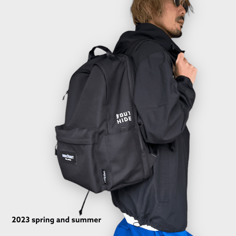 CORDURA BAG PACK - FRONT LOGO刺繍ver. BLACK / ONE SIZE