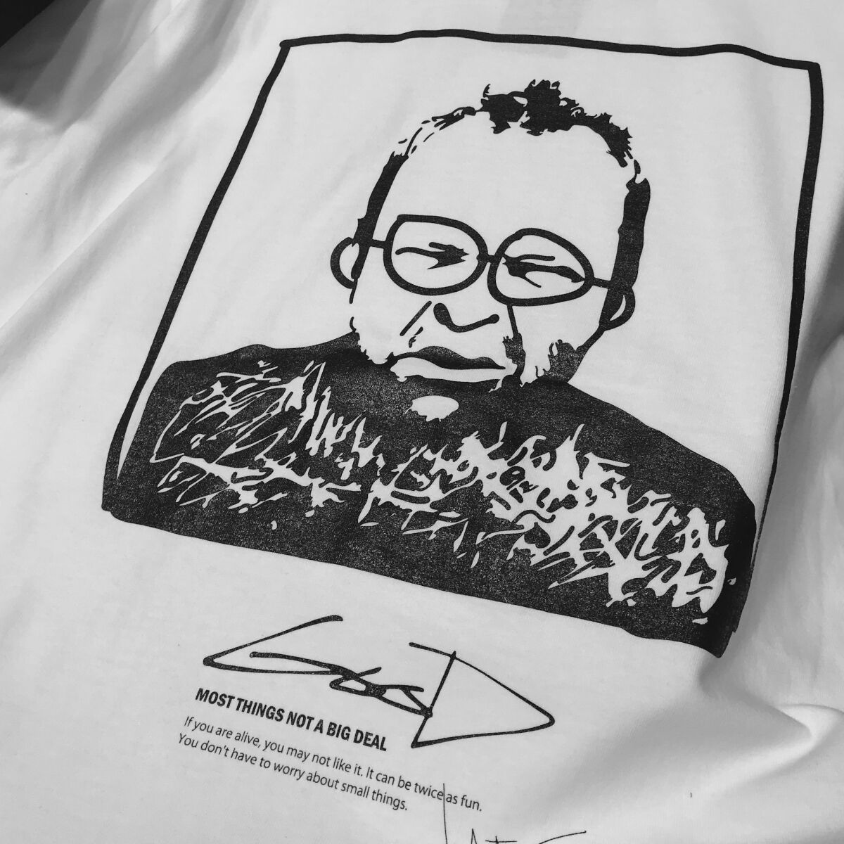 としおじさん HIGH GRADE LONG SLEEVE T-SHIRTS「おじさん2022」BLACK/