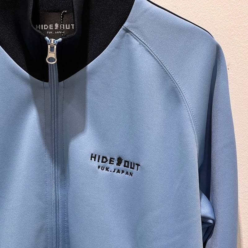 トラックジャケット　L ブラック　ブルー　ホワイト サイドライン トラックジャケット [全2色] – muta Online Store