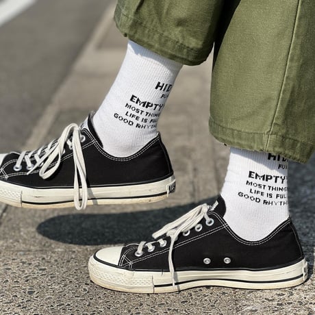 ORIGINAL SOCKS 「LOGO」/ black / unisex