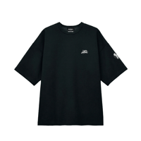 「h-LOGO / STREET-LOGO」刺繍ダンボールニットSS /BLACK/M/L