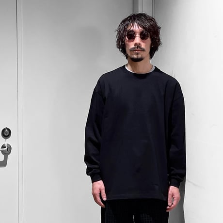 HEAVY ONZ CUT&SEW CREW NECK 【LOGO-1P】/WHITE/GREEN/BLACK/M/L/XL
