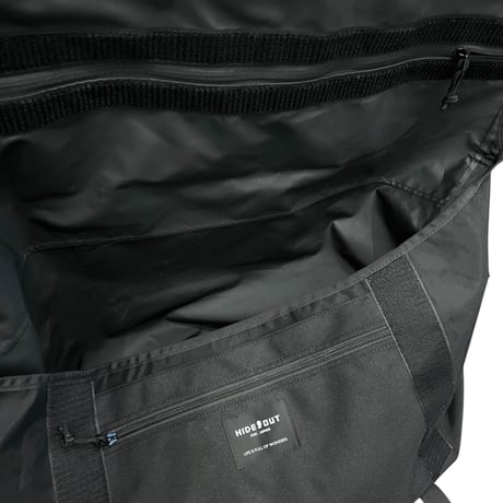 「h-logo」MESSENGER BAG / BLACK / ONE SIZE