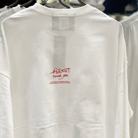 「REAL BOMBERMAN」 BIG LONG SLEEVE T-SHIRTS / WHITE/S/M/L