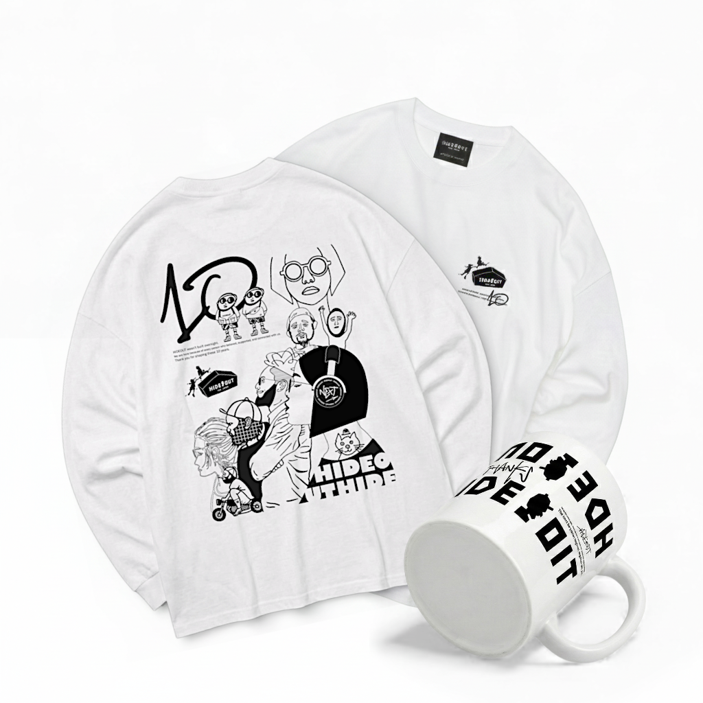 10周年記念デザイン - 全員集合】-限定-マグ×ロンTセット BIG LONG