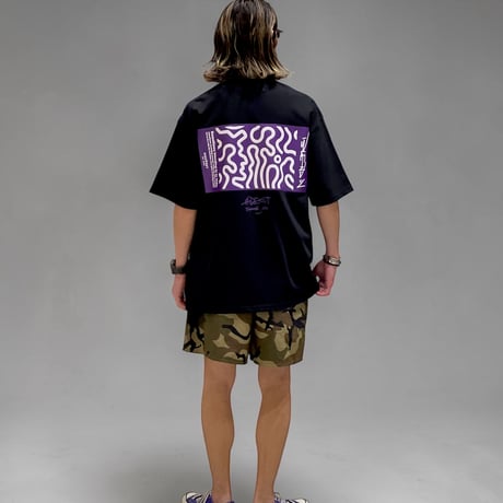 「BLEND IN」SUPER HEAVY WIDE T-SHIRTS /BLACK/M/L