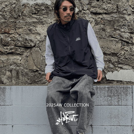 「STREET-LOGO」 NYLON VEST / IVORY / S / M / L