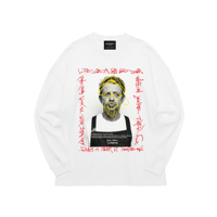 「REAL BOMBERMAN」 BIG LONG SLEEVE T-SHIRTS / WHITE/S/M/L