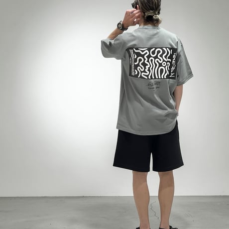 【受注生産】「BLEND IN」SUPER HEAVY WIDE T-SHIRTS /STONE GREEN/M/L