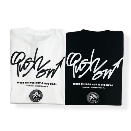 おいちゃん【PUSH ON】(SUPER HEAVY T-SHIRTS) /BLACK/M/L