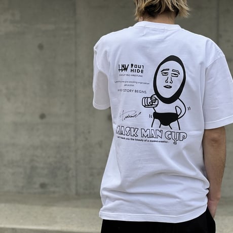 「HPW-mammoth TANIGUCHI 次はお前だ」HIGH GRADE T-SHIRTS / WHITE/M/L/XL